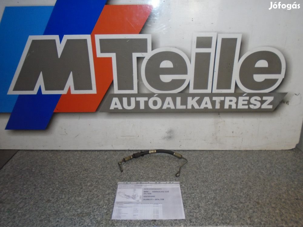 ÁR/DB [GYÁRI BONTOTT] BMW - HIDRAULIKA CSŐ   - Z3 / E36  - 3241 10939